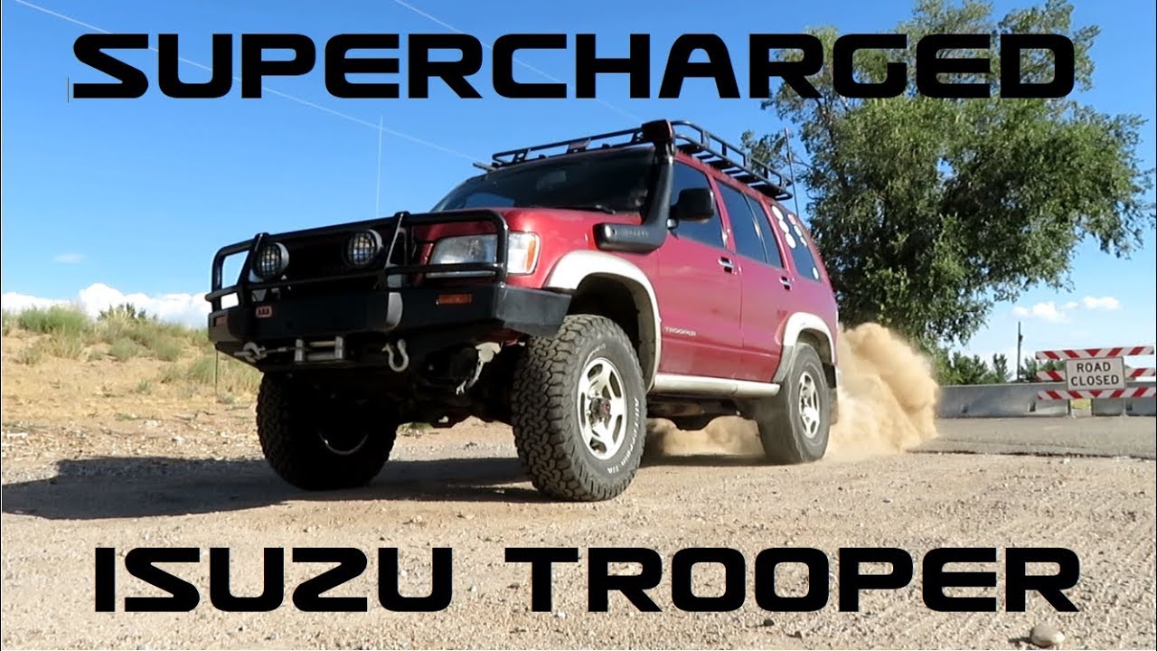 Isuzu SUPER Trooper! - Supercharged Trooper Burnout!