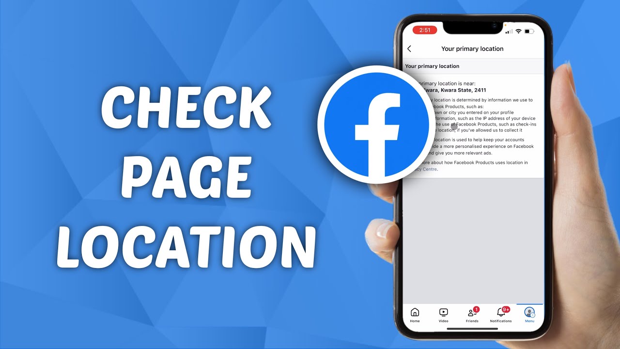 Как проверить местоположение страницы Facebook