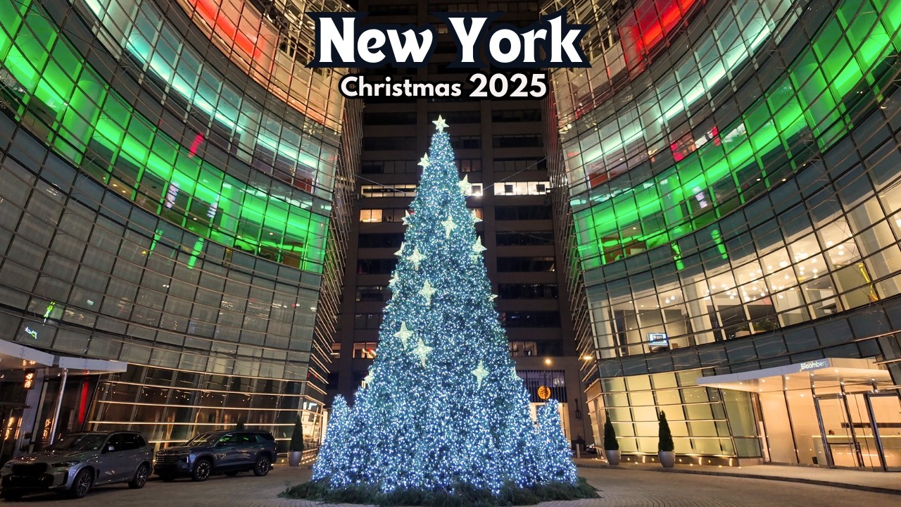 4K NYC Christmas Walk ✨ Best of Manhattan Christmas Lights & Holiday Window Displays