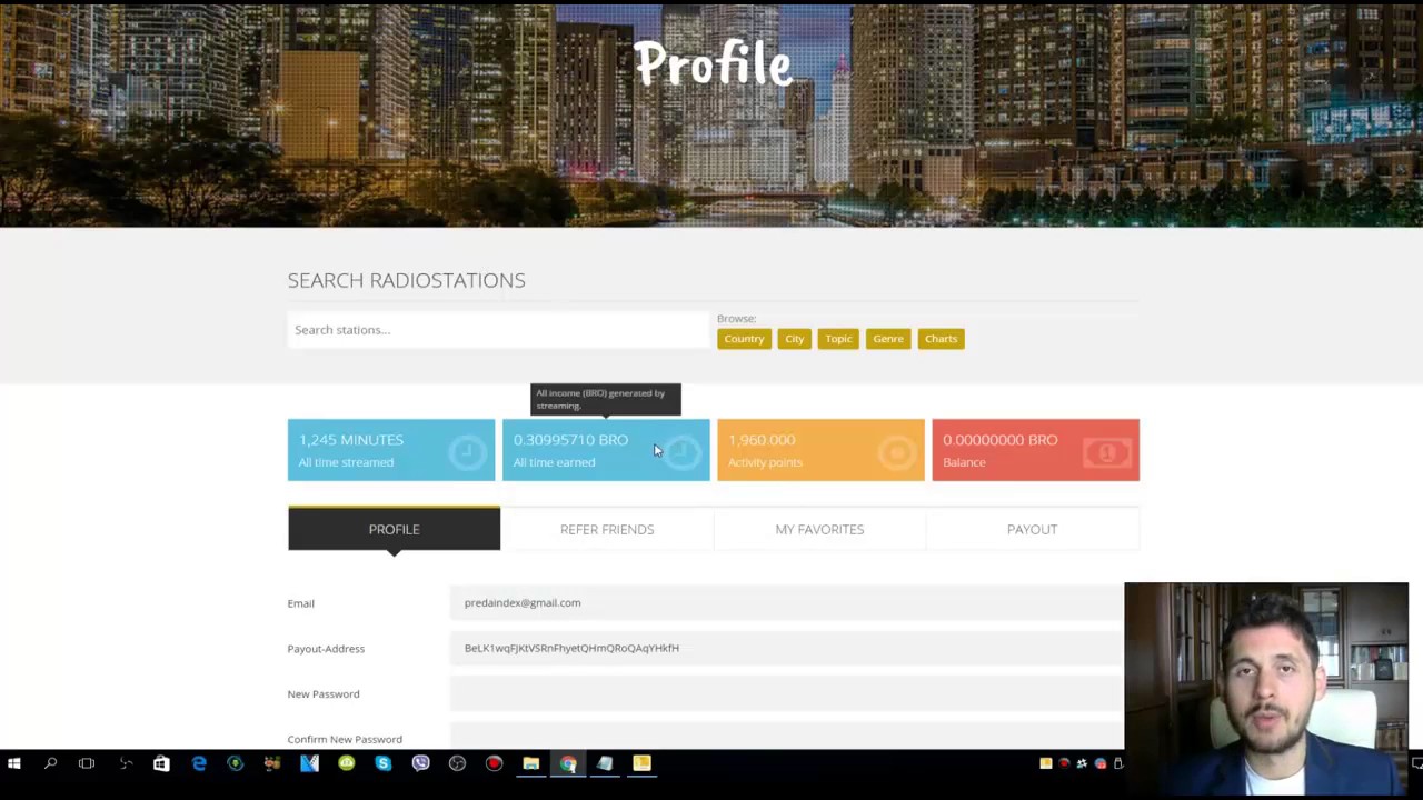 Bitrad.io - мега возможность для зароботка, прослушивая радиостанции