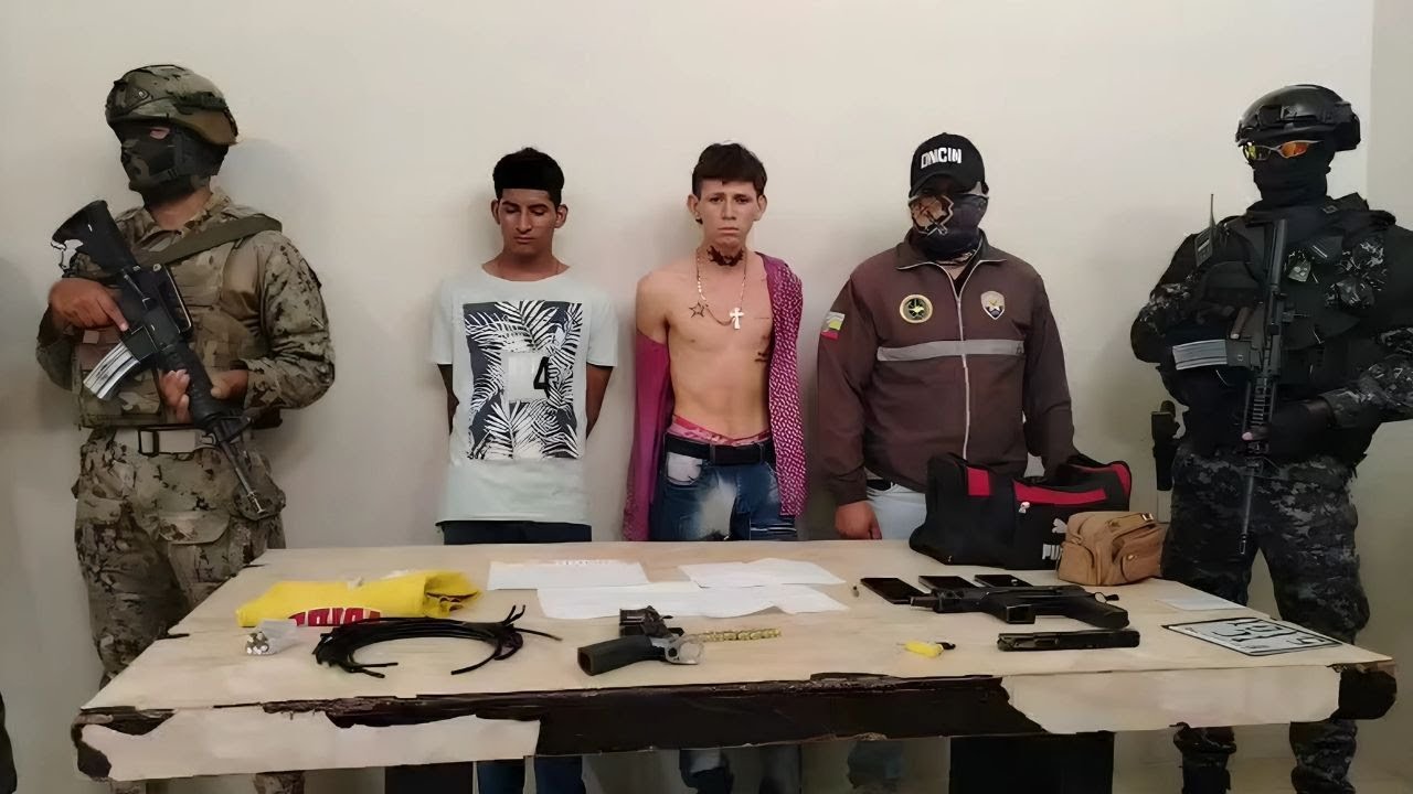 2 TERRORISTAS FUERON DETENIDOS EN GUAYAQUIL, CAUSANTES DE PONER EXPLOSIVOS EN UN MERCADO DEL NORTE