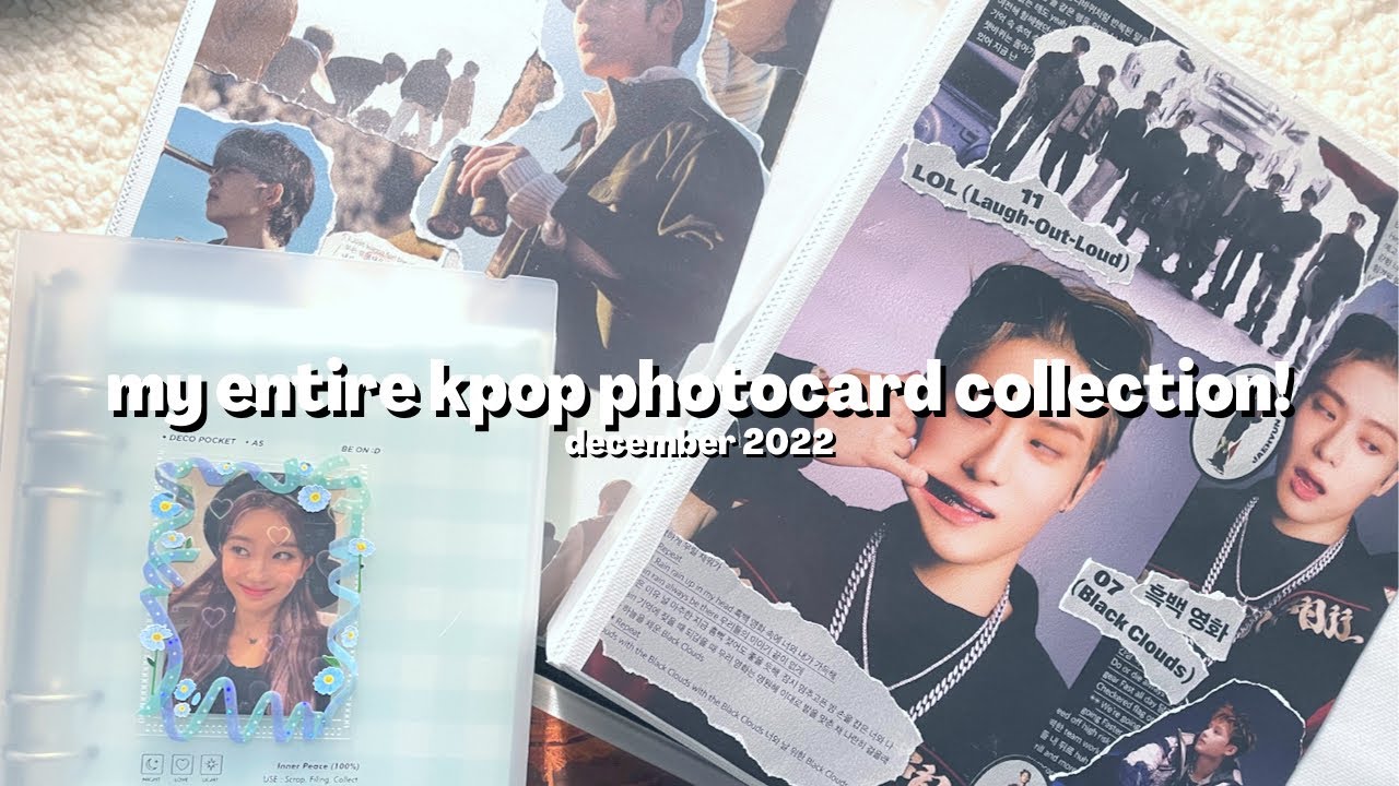end of year kpop photocard collection - december 2022 ✰ svt, nct, red velvet, twice + more!