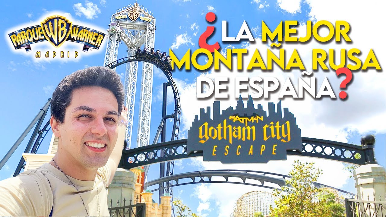 PARQUE WARNER 2023 🦇 NUEVA MONTAÑA RUSA Batman Gotham City Escape