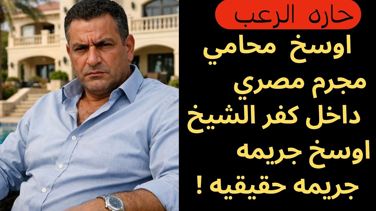 حارة الرعب / أوسخ محامي مجرم مصري داخل كفر الشيخ أوسخ جريمة/ جريمة حقيقية