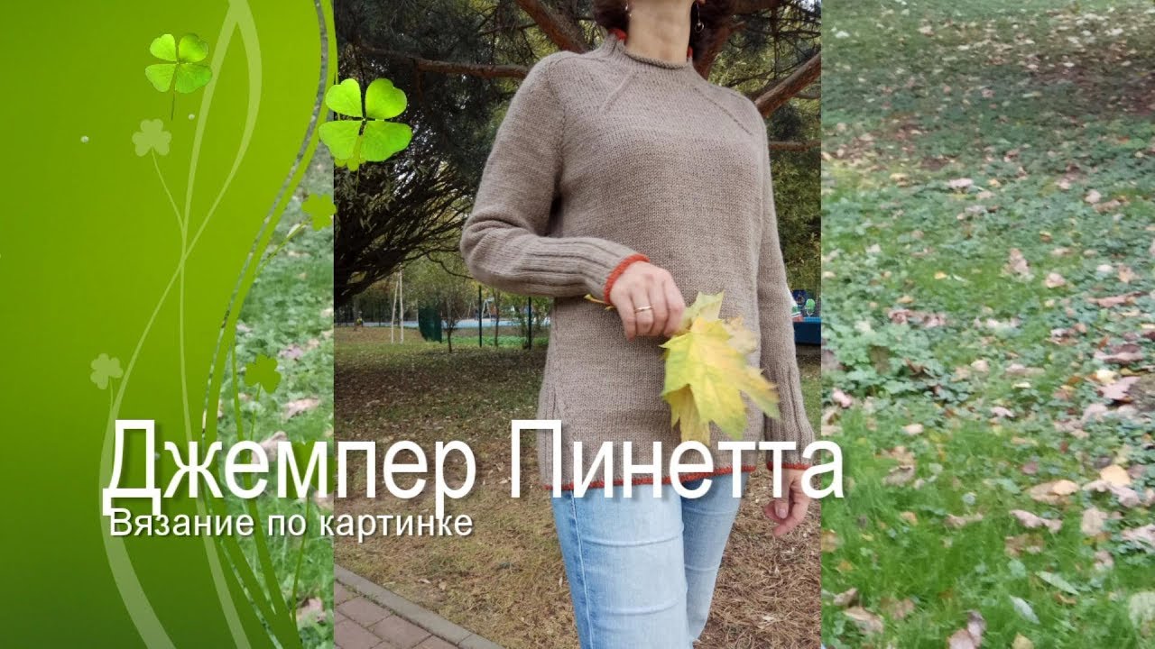 Вяжем по картинке. Джемпер Пинетта.
