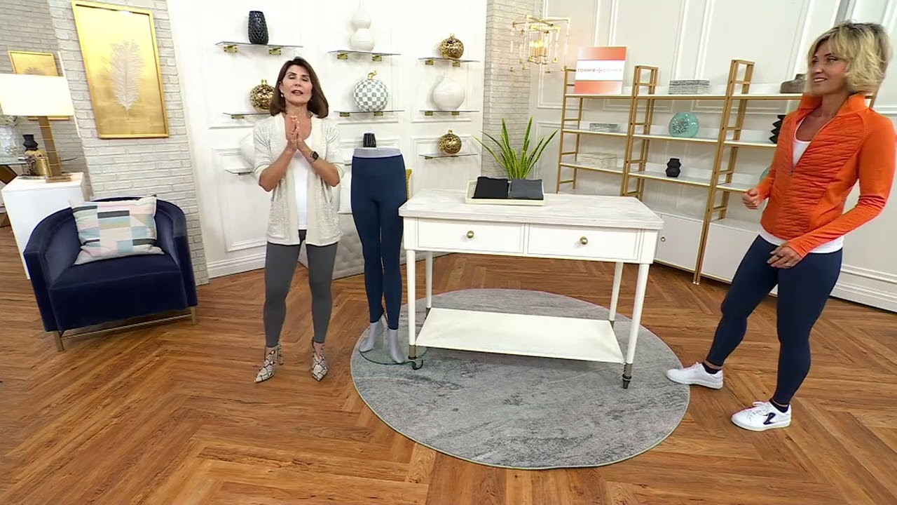 Tommie Copper Seamless Compression Leggings on QVC
