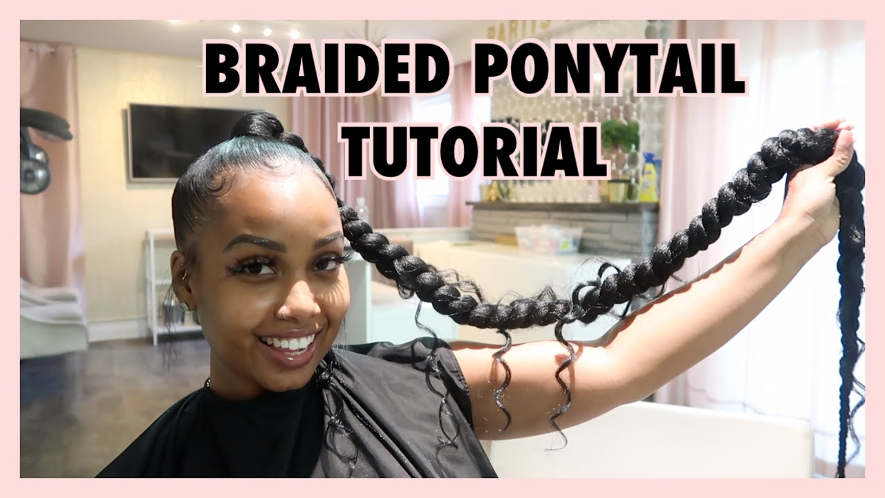HOW TO: Jumbo Braid Ponytail || Goddess Braid Tutorial