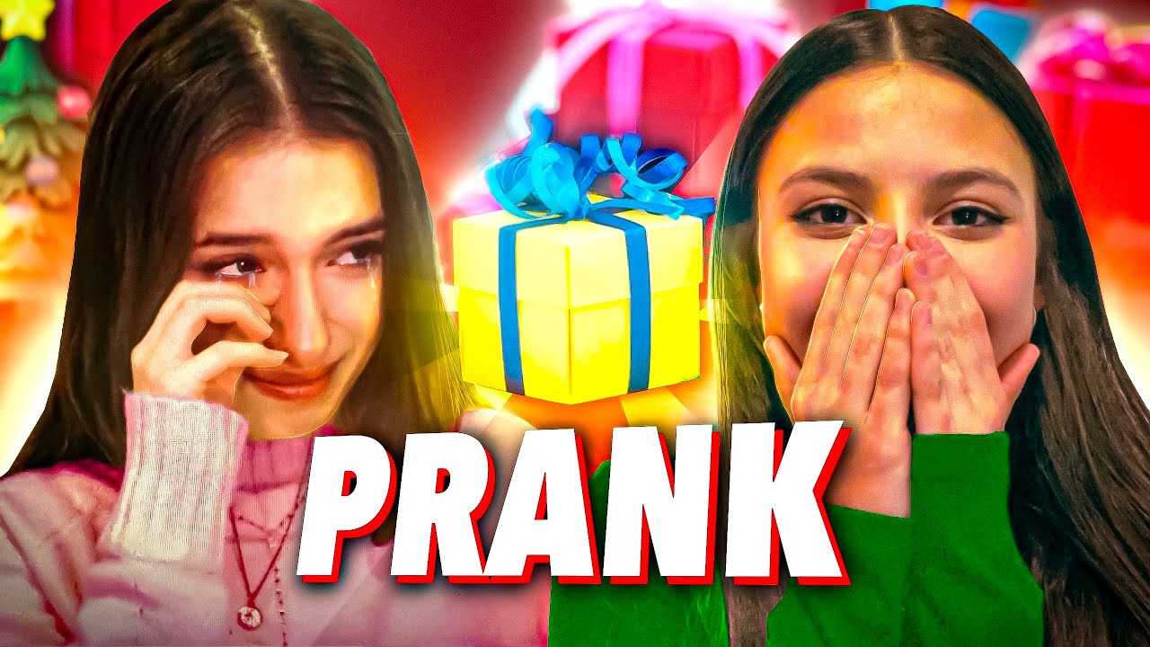 Cadeaux de No&euml;l 2024 ✨ DOUBLE PRANK - Elles pleurent en les d&eacute;couvrant !😭