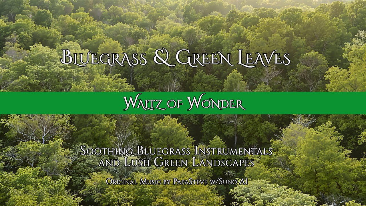 Waltz of Wonder | Bluegrass & Green Leaves 4K Nature Instrumental