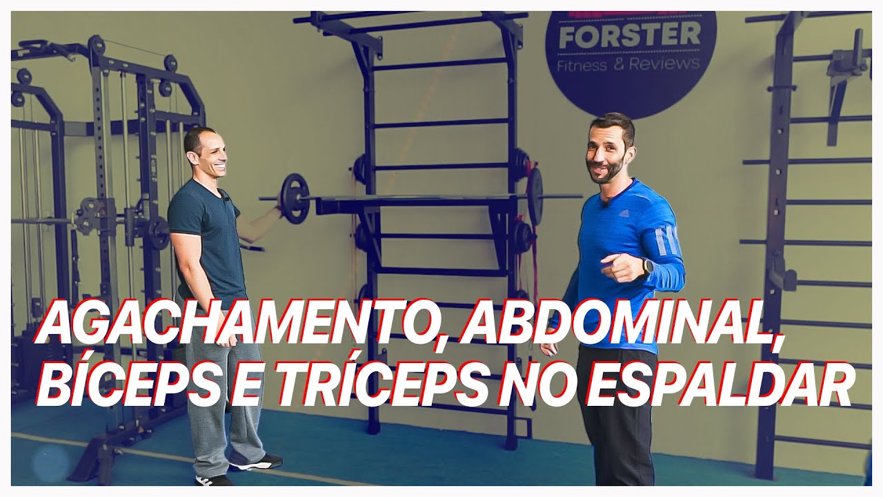 Agachamento no espaldar funcional e mais  | Academia em casa