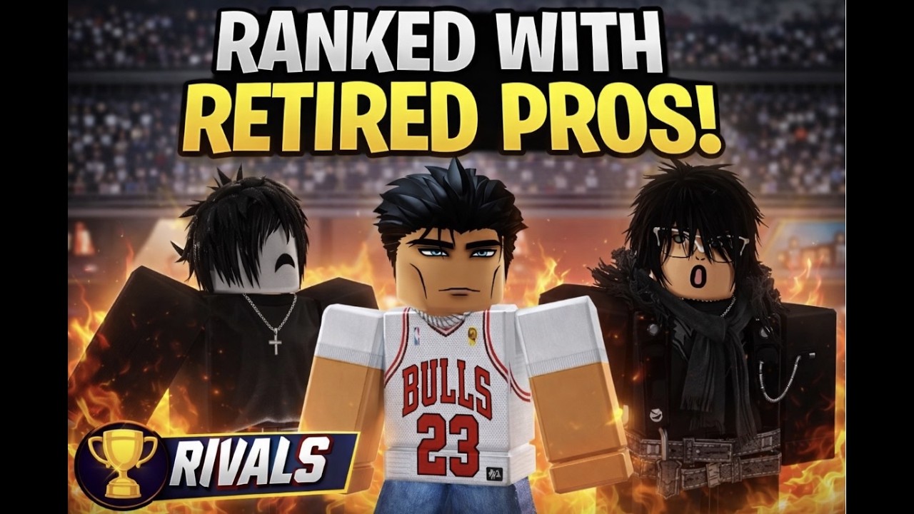 Playing Ranked With Retired PROS.... (Roblox Rivals)