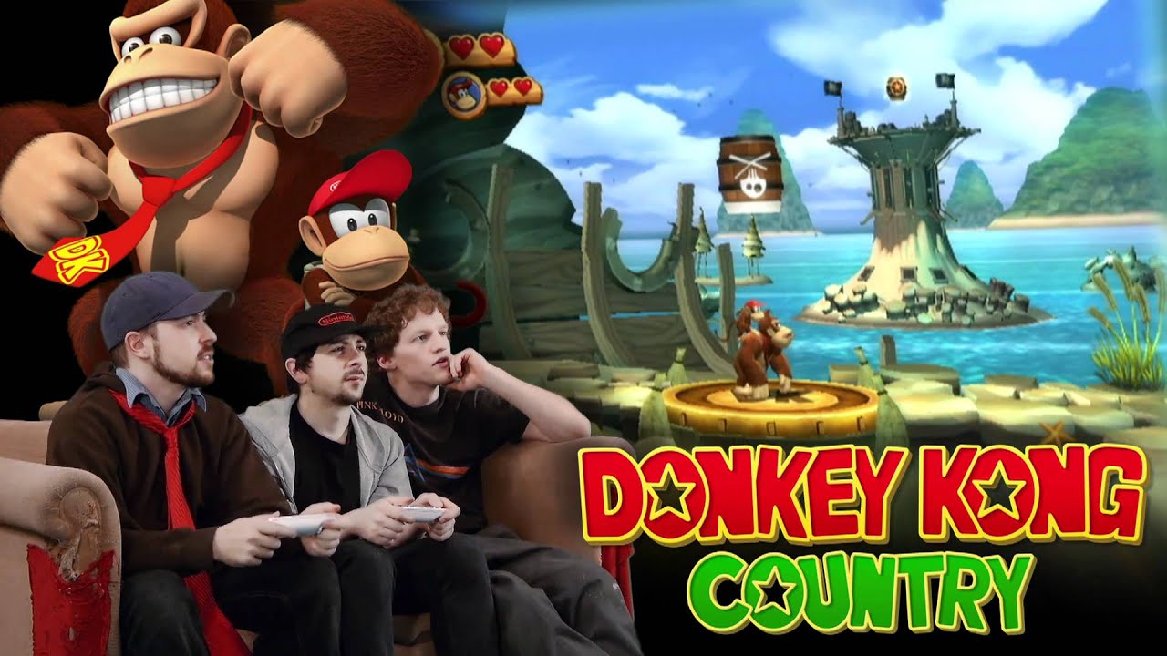 Sloppy Sands! - Donkey Kong Country Returns - World 2-2