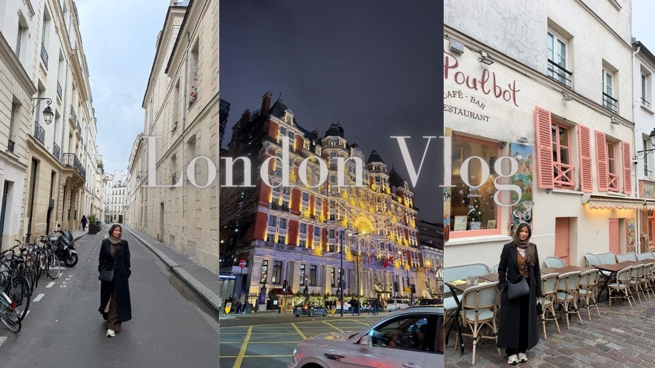 LONDON WEEKEND TRAVEL VLOG 2025 | Christmas Week, Winter Wonderland, Shopping and Restaurants!