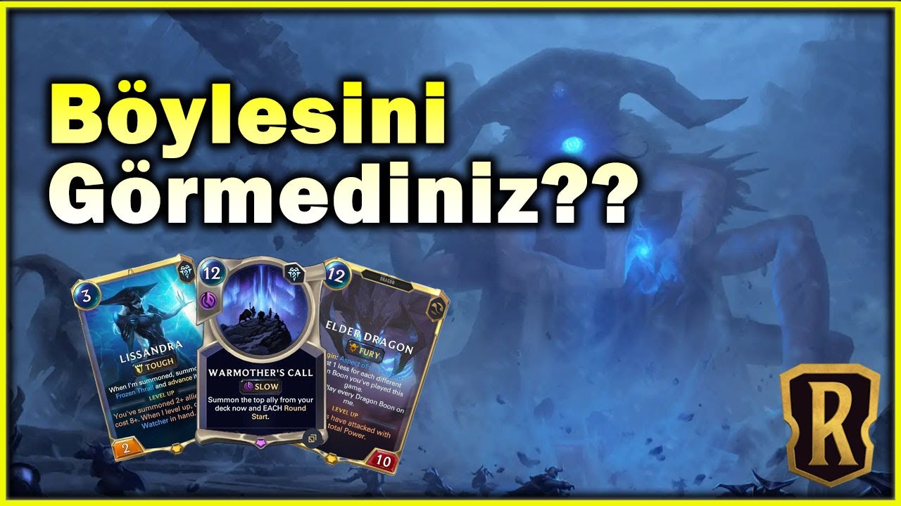 Lissandra ve Kadim Ejderha  Aşırı Kırık!!!  Legends Of Runeterra (LoR)