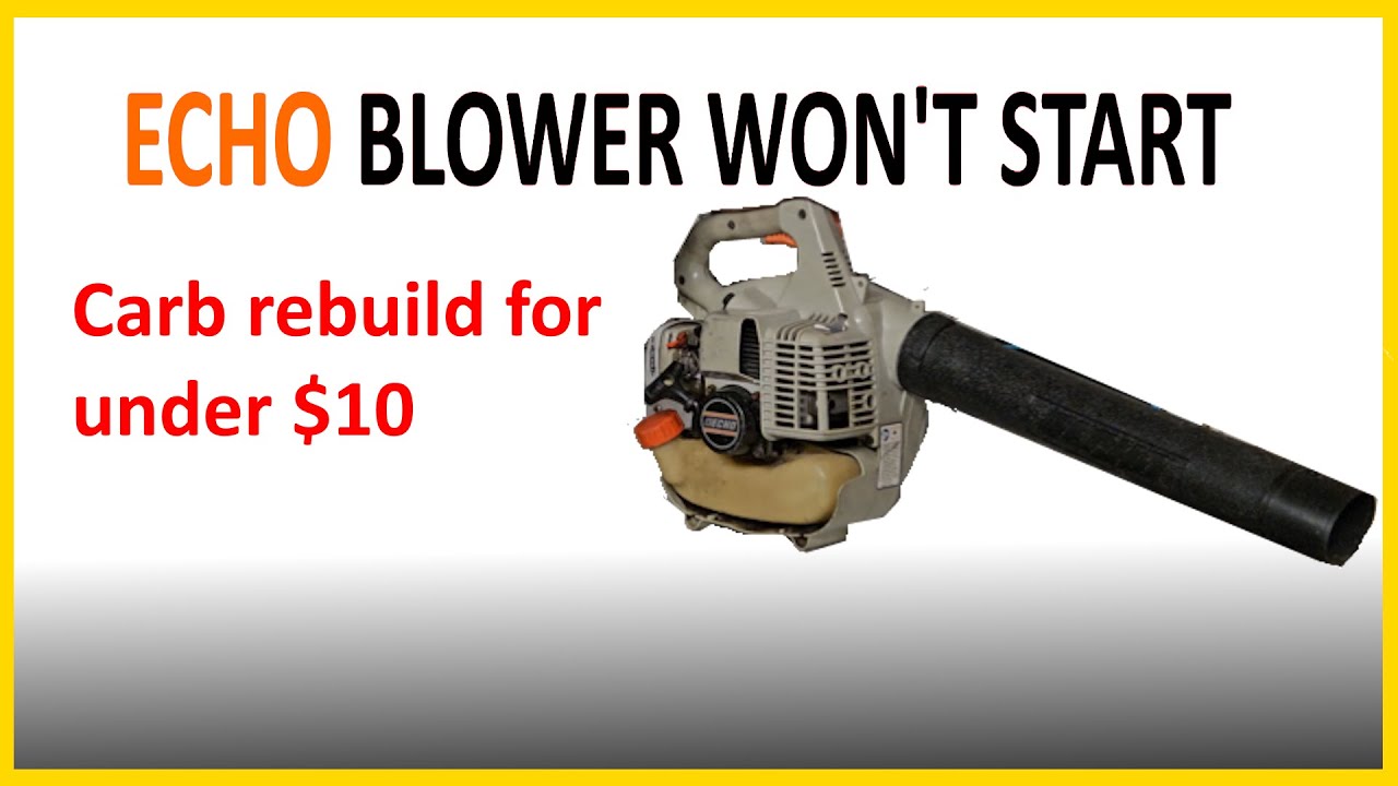 Echo blower Carb rebuild - Easy DIY