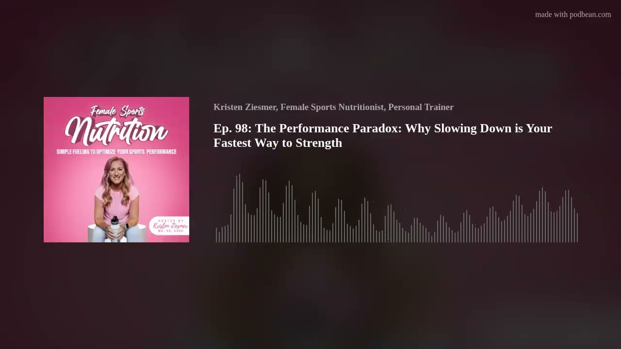 Ep. 98: The Performance Paradox: Why Slowing Down is Your Fastest Way to Strength