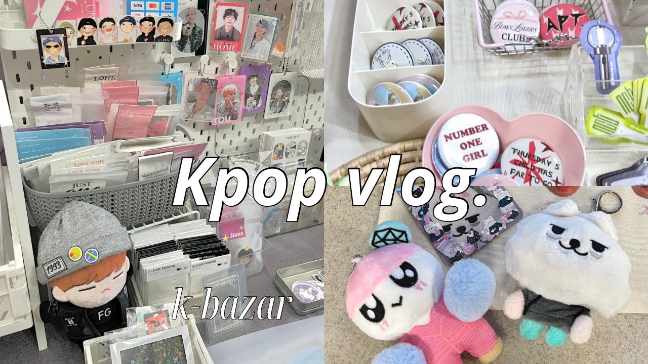 [ kpop bazar ] k-vlog + haul + compras
