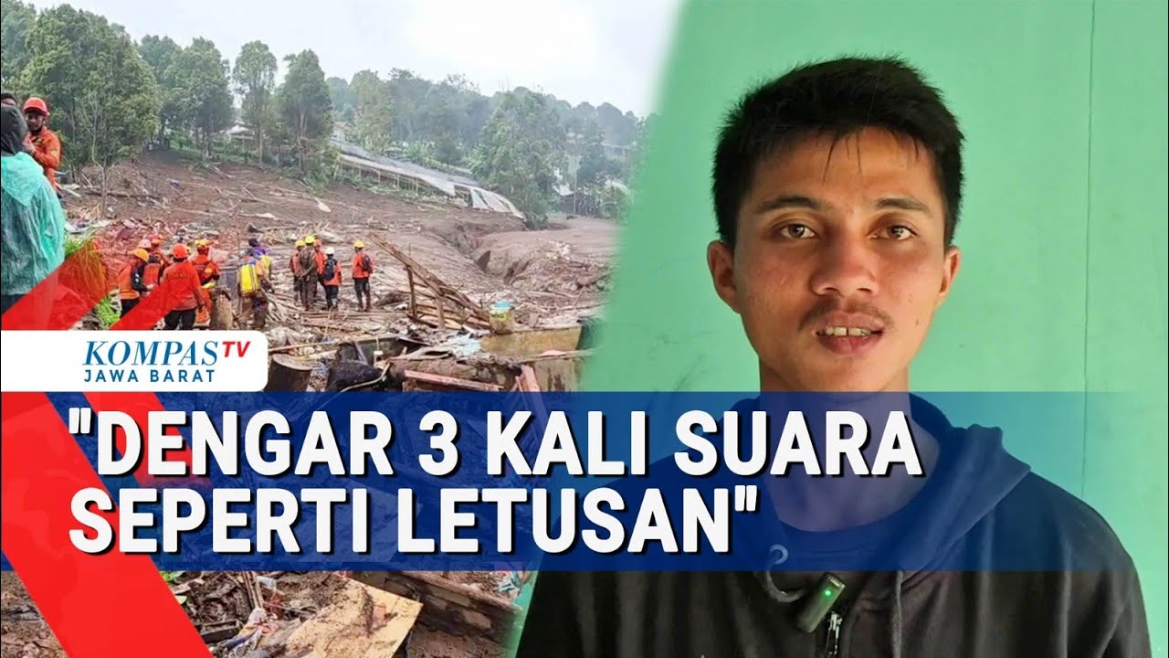 Korban Longsor Cisarua Mendengar 3 Kali Suara Seperti Letusan Sebelum Kejadian
