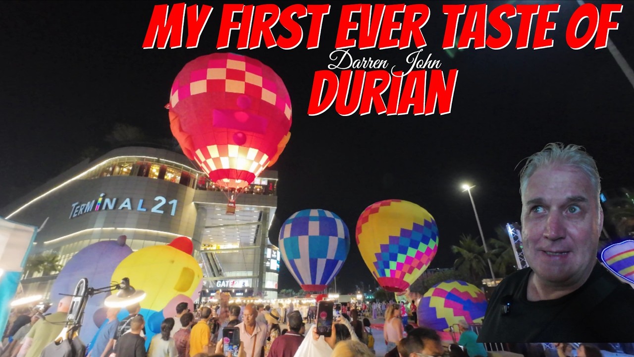 I Go Outside The Terminal & I Try Durian For The First Time