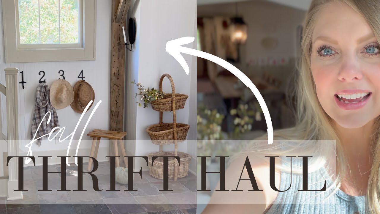 Fall THRIFT Haul | How to Style FALL Thrift Store Finds | Fall Decorating Ideas