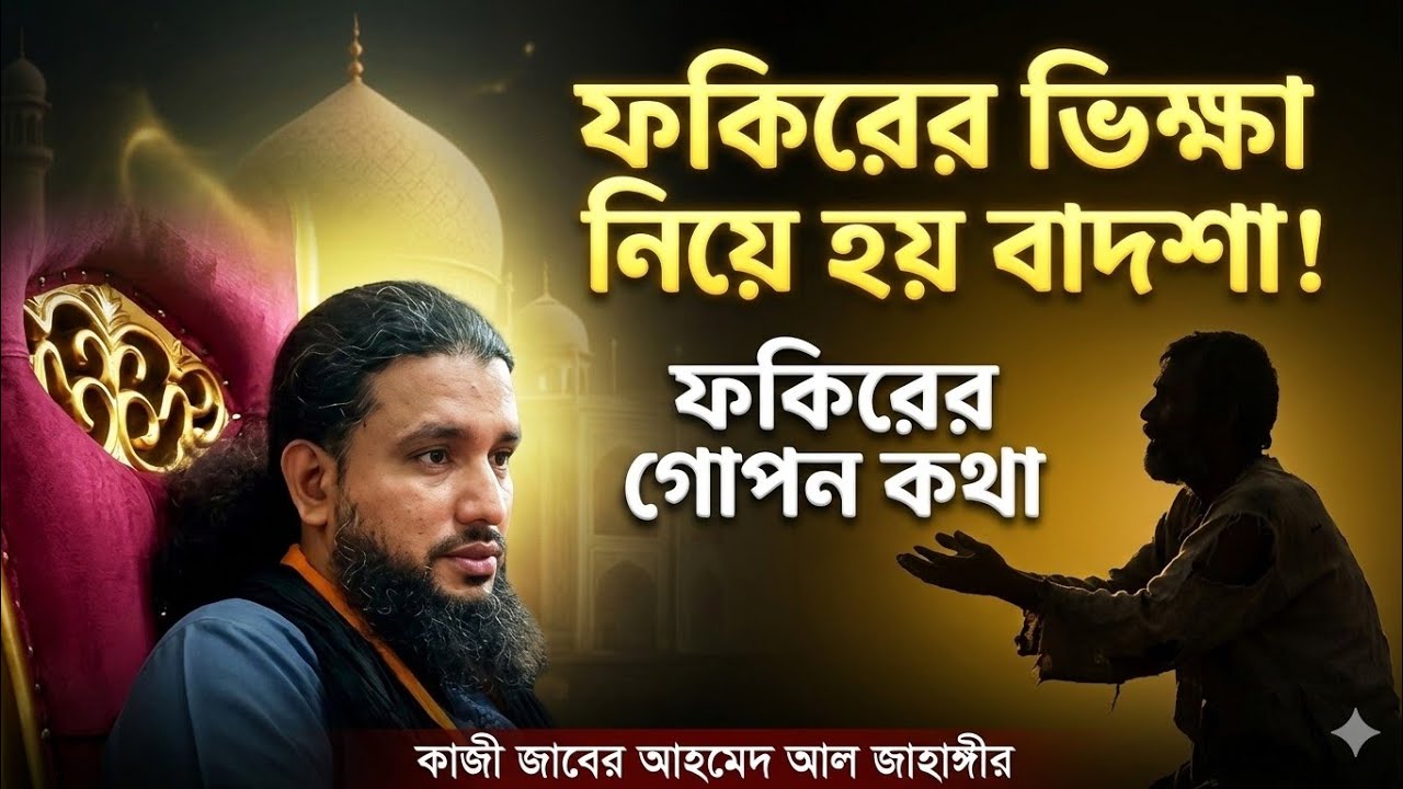 ফকিরের ভিক্ষা নিয়ে হয় বাদশা! | ফকিরের গোপন রহস্য ফাঁস করলেন কাজী জাবের আহমেদ আল জাহাঙ্গীর