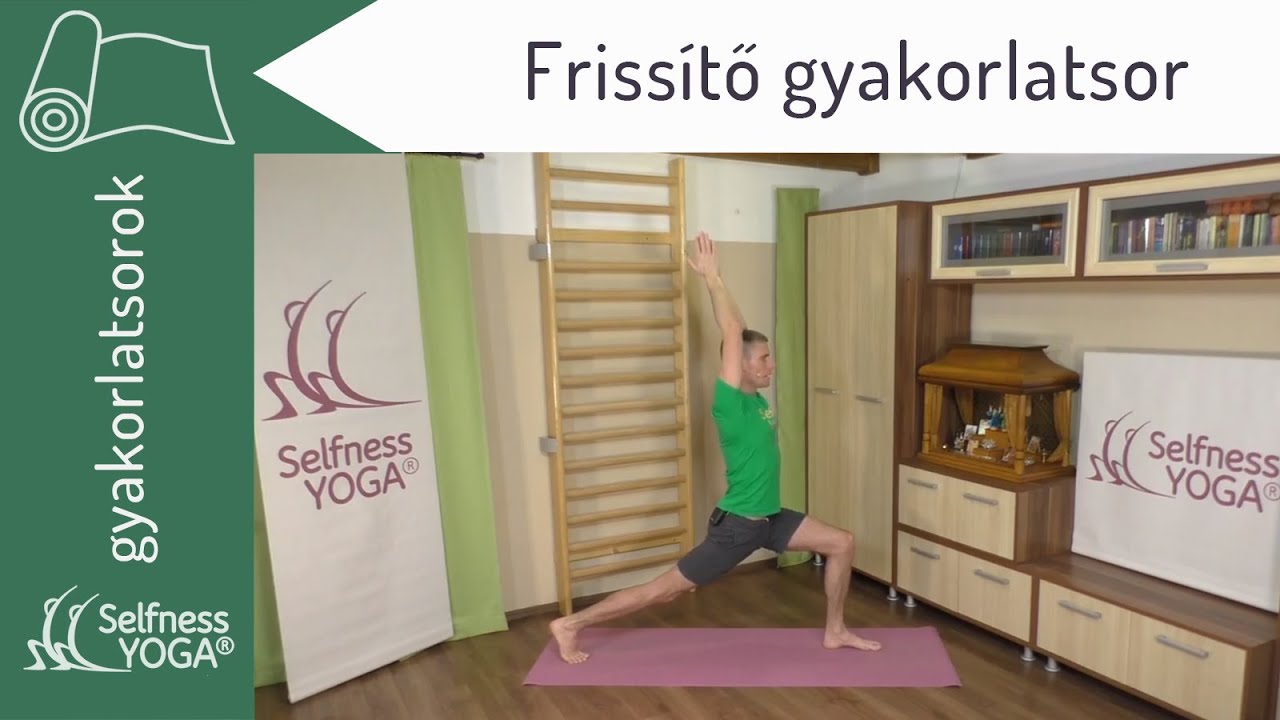 20 perces friss&iacute;tő gyakorlatsor, kiv&aacute;l&oacute; otthoni gyakorl&aacute;sra - j&oacute;ga gyakorlatok