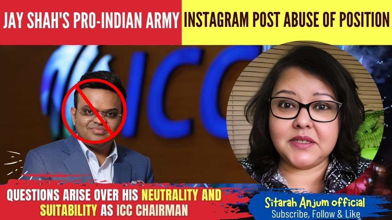 Jay Shah's Pro-Army Post - Abuse of Position and Violation of ICC Rules!