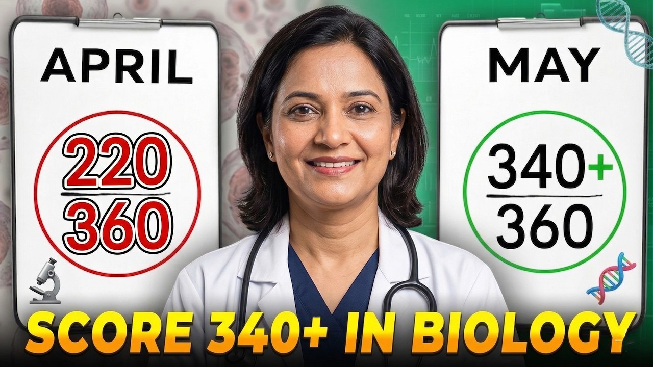 NEET 2026: Наберите 340+ баллов по биологии за 20 дней (стратегия NCERT)