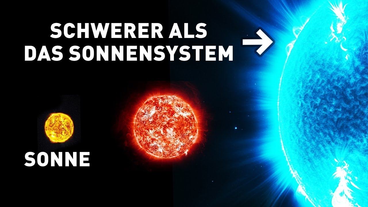 Astronomen entdeckten einen Stern, der schwerer ist als das gesamte Sonnensystem