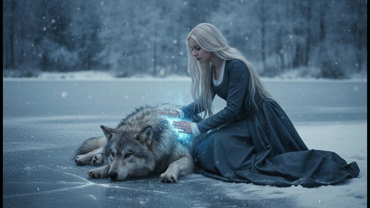 Albino Omega heilte einen verwundeten Wolf am Fluss — Beim nächsten Vollmond, kam der Alpha-König