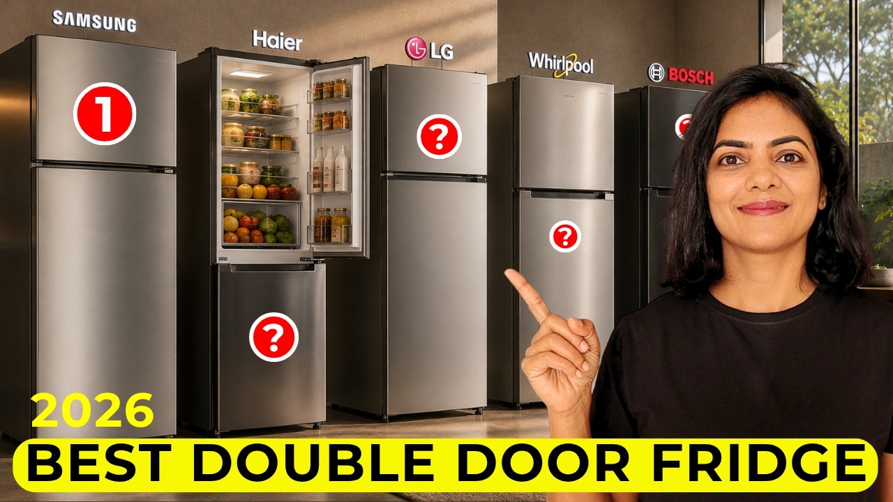Best Fridge 2026 | Best Double Door Refrigerators | LG vs Samsung vs Godrej vs Haier vs Whirlpool