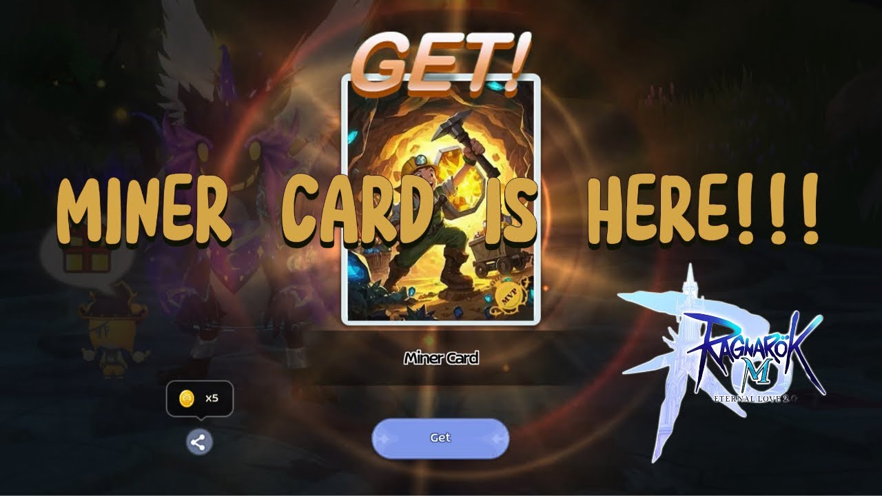 MINER CARD IS HERE!! FIRE ELEMENTAL USER LETS GET IT!!