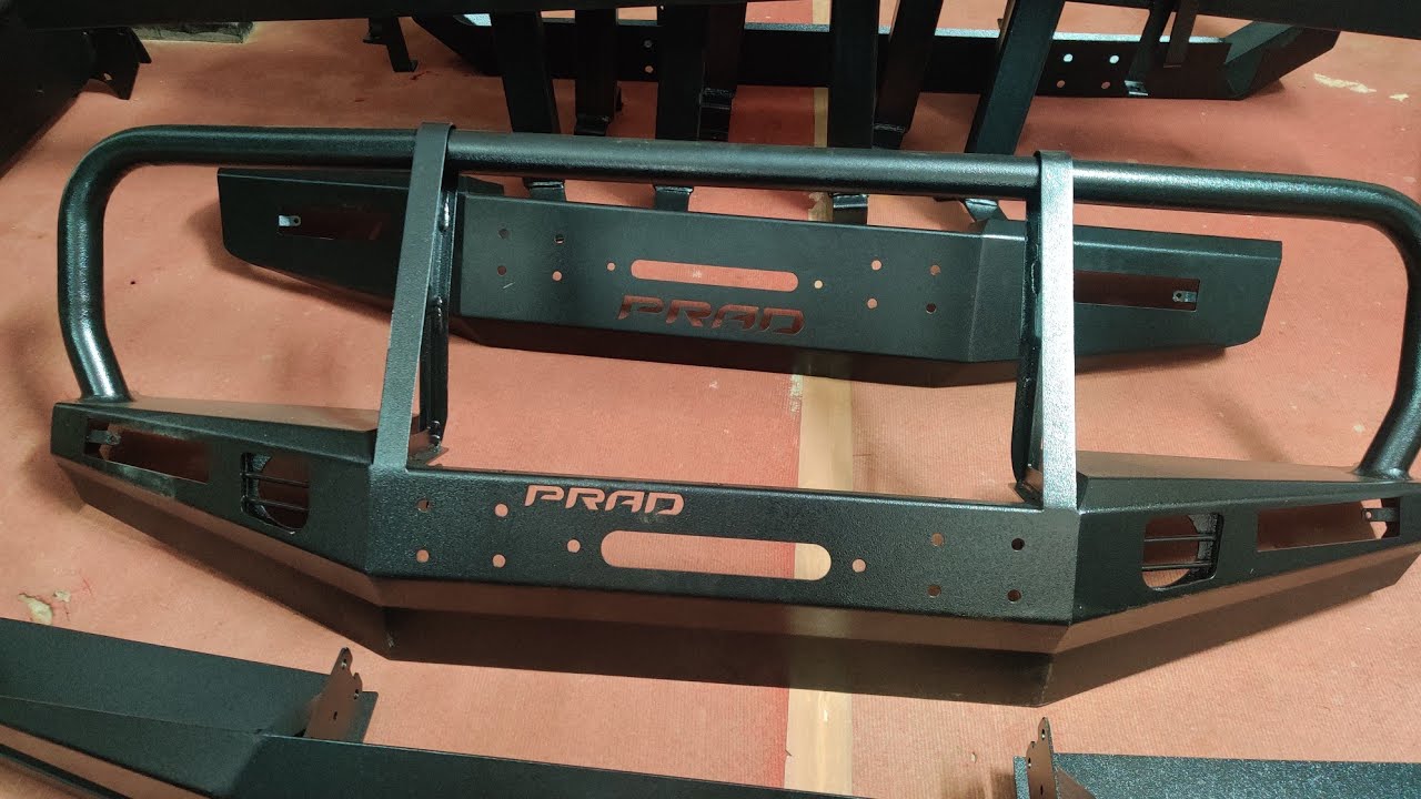 Prad Bumpers Accessories for Jeep #GypsyKing413w New Design available in Bangalore for 4x4 Vechicle.