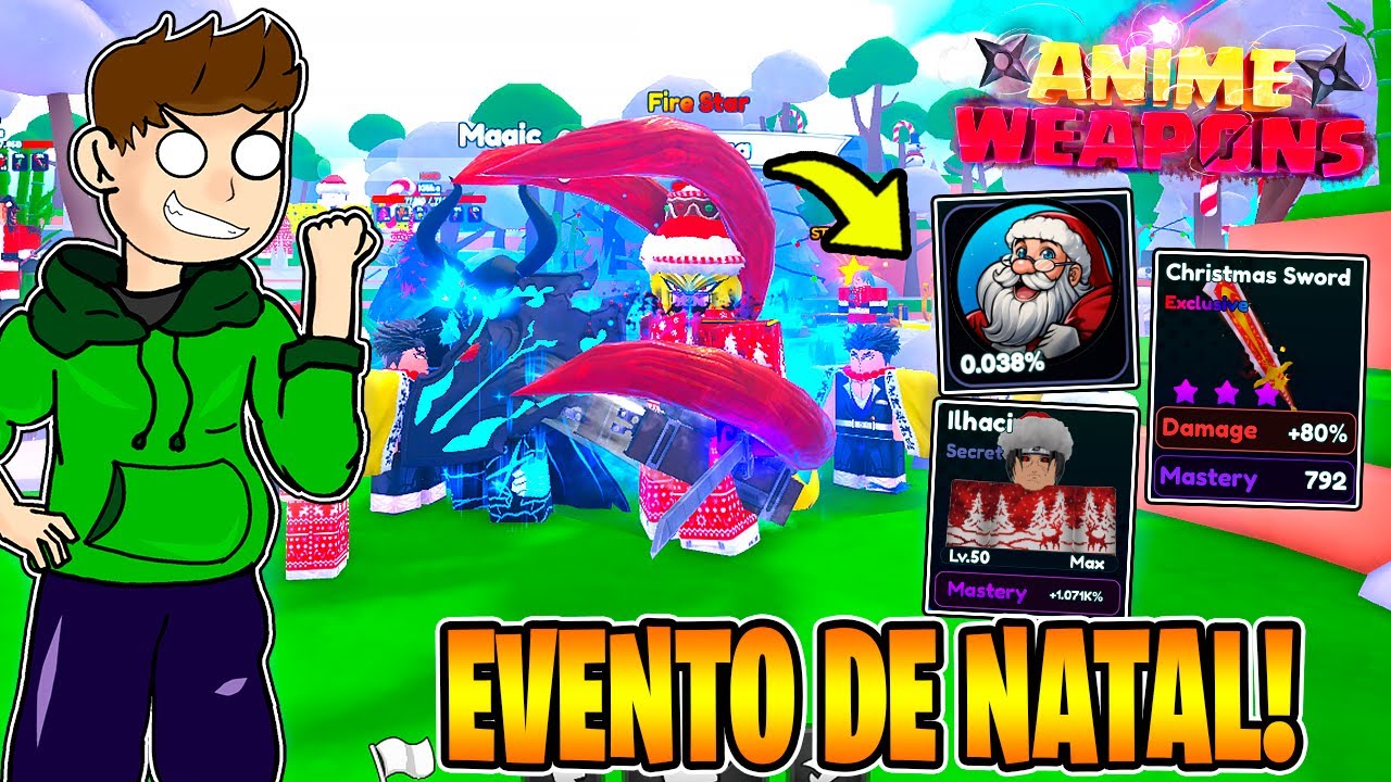CORRE! ZERAMOS O EVENTO DE NATAL DO ANIME WEAPONS!