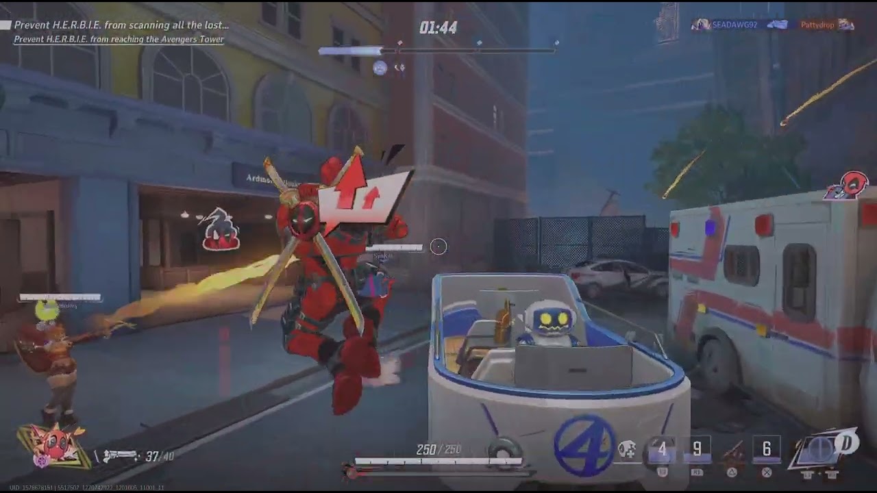 Marvel Rivals Guardian Deadpool MVP