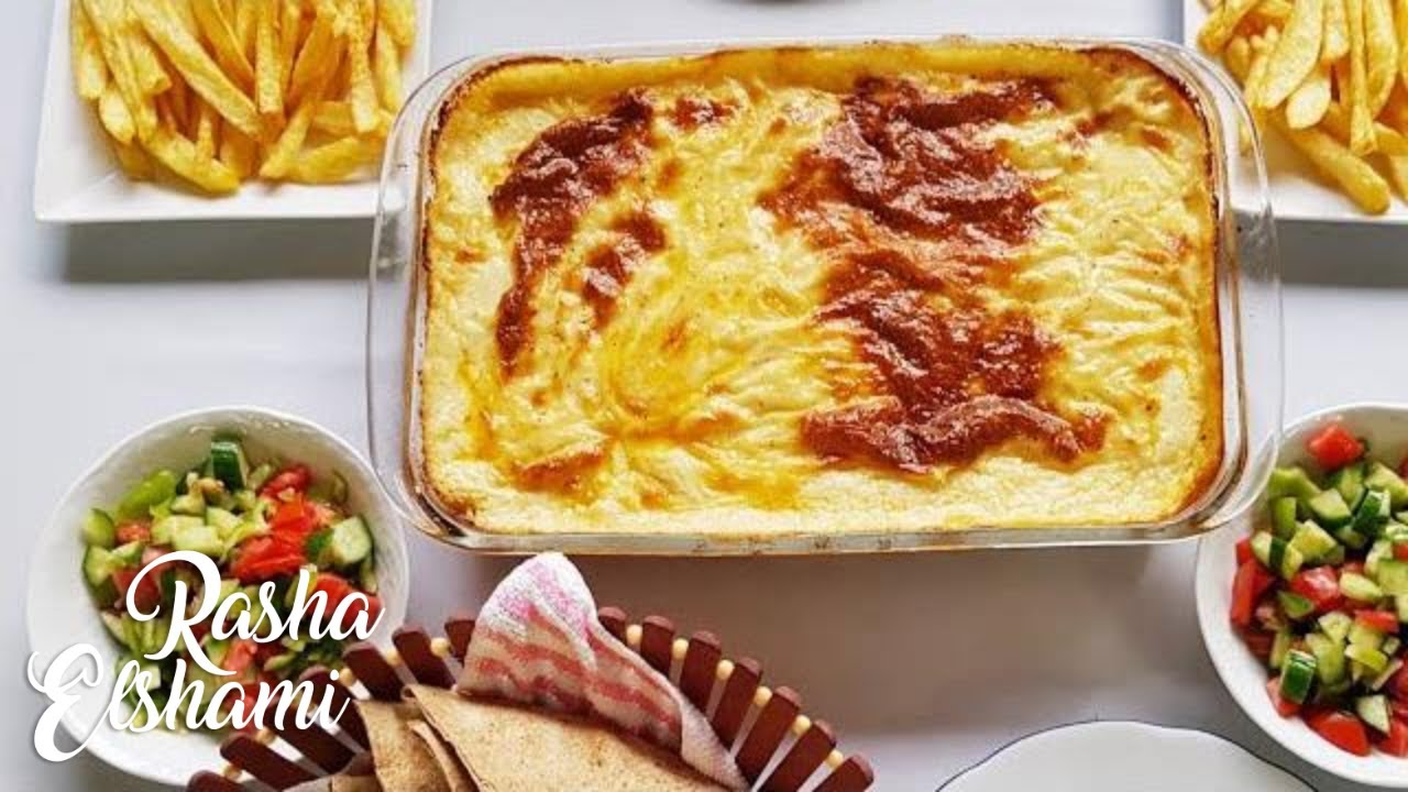 عملت لكم بشاميل بدون زيت او سمنة /كوسة بالبشاميل
