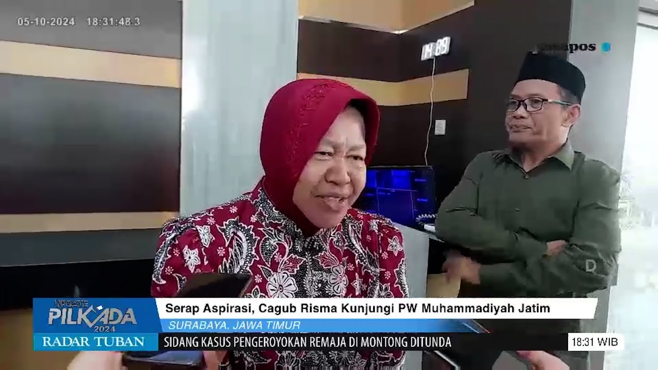 Serap Aspirasi, Cagub Risma Kunjungi PW Muhammadiyah Jatim