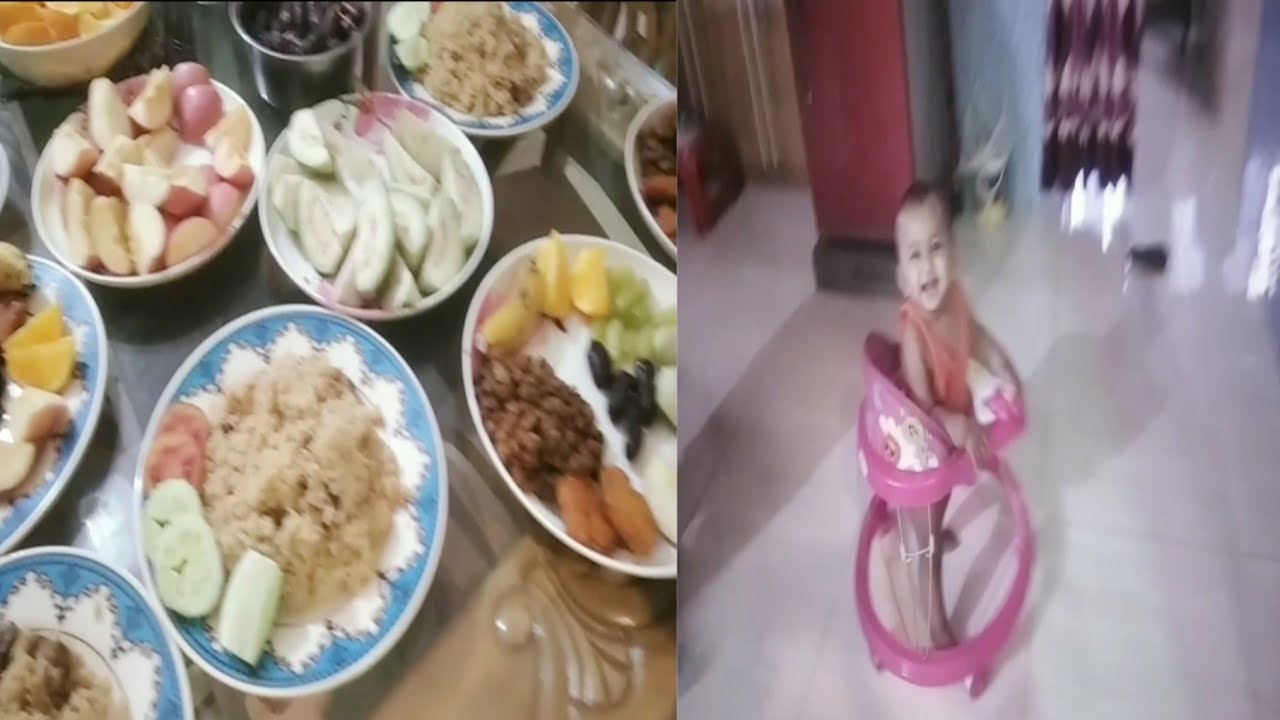 আজকে আমার ভাইয়ের বাসায় ইফতারের আয়োজন করা হলো।