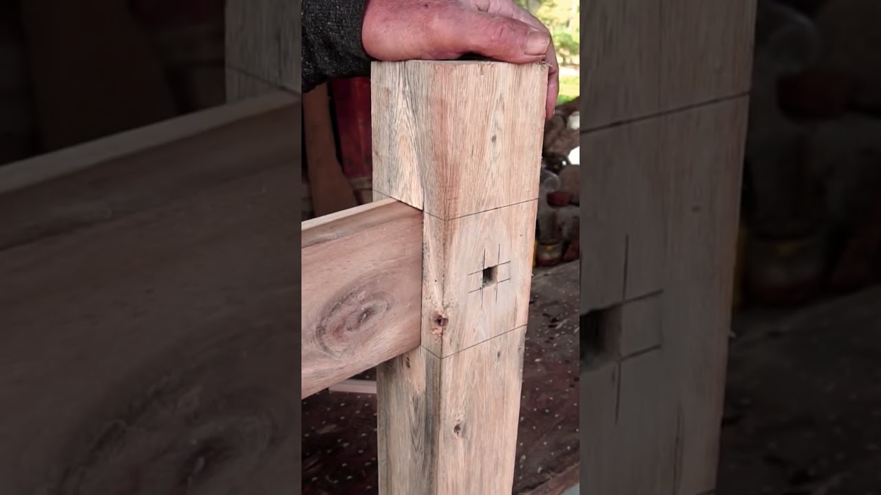 Creative But Simple-Strong Japanese Wood joints #short