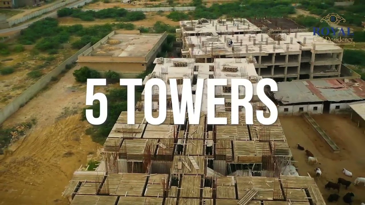 Latest Construction update Of Royal Gulf Residency 🚧. 2,3,4 & 5 Rooms apartment 🏢