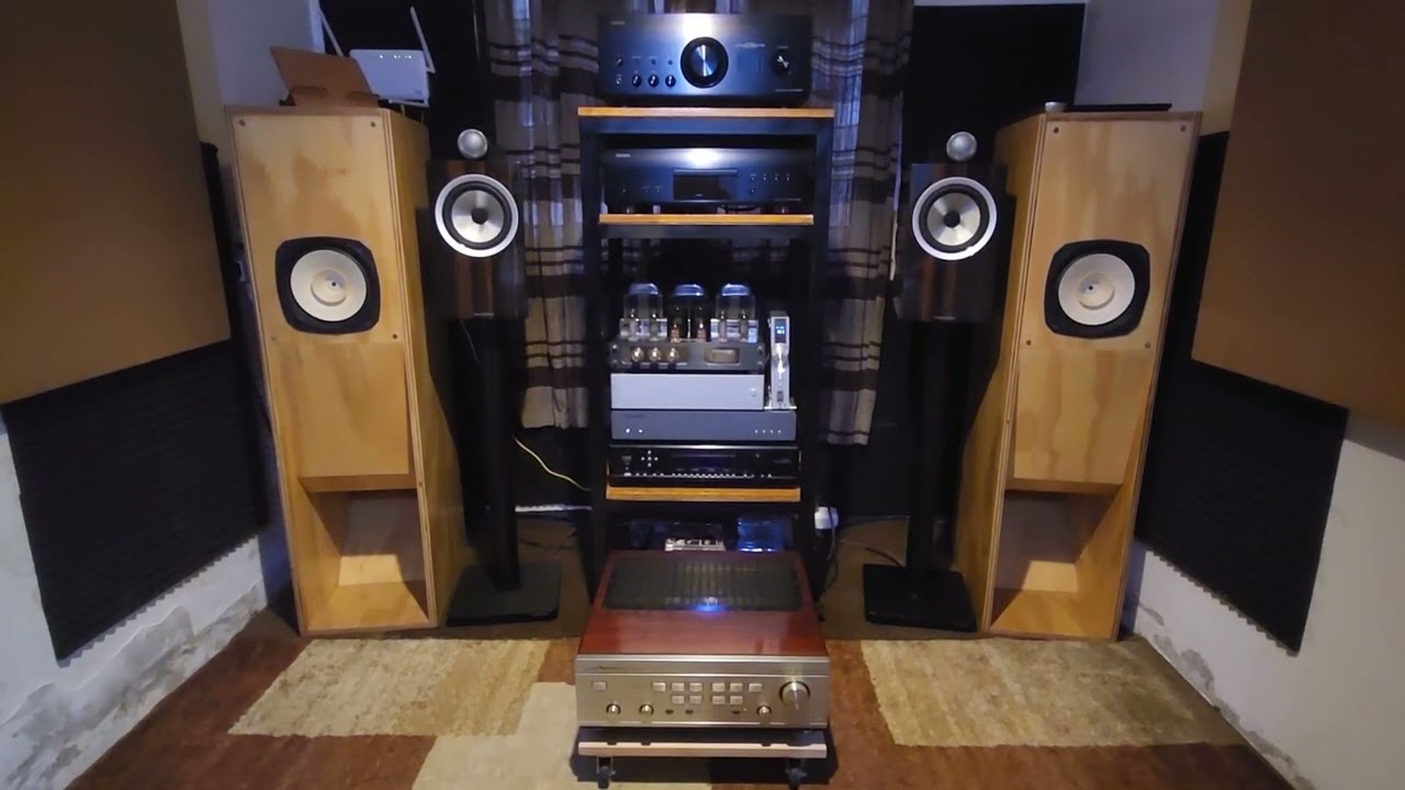 LUXMAN L-570 & FOSTEX FE206EN MUSIC TEST