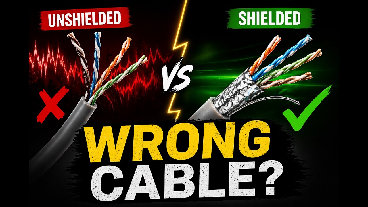 Shielded VS Unshielded Twisted Pair  Cables