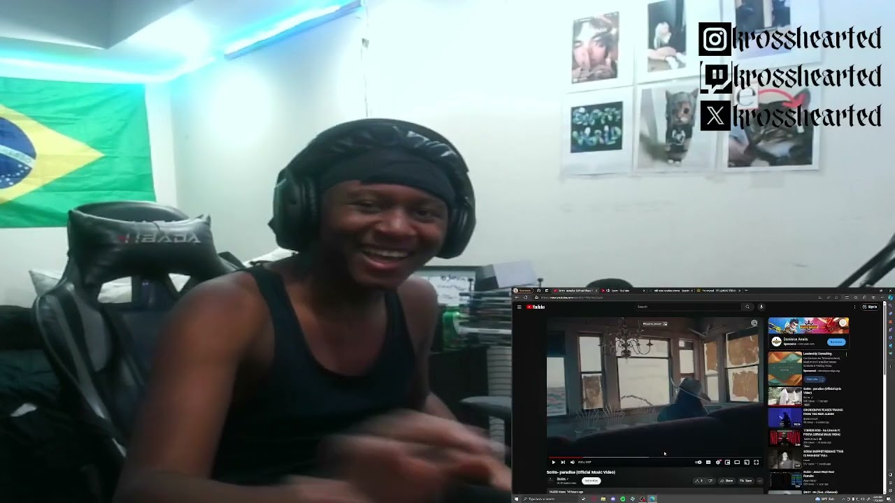 being this good needs to be studied (SCRIM PARADISE MUSIC VID REACTION)
