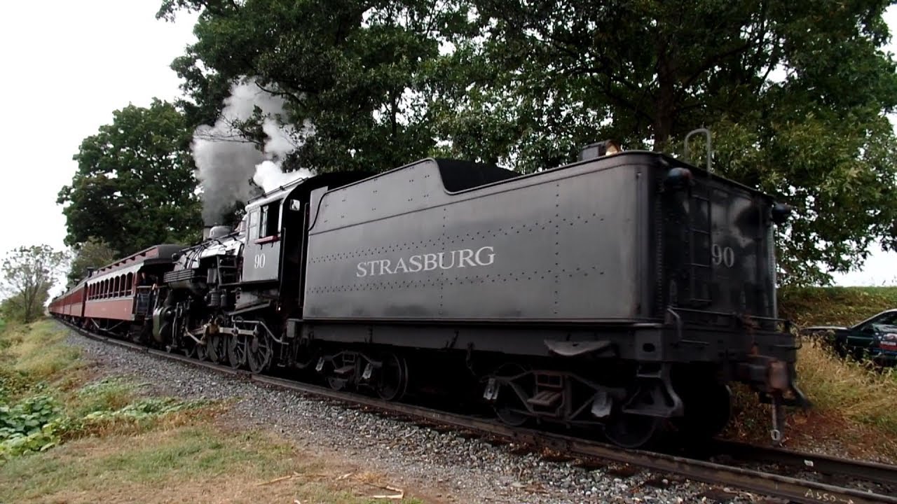 Great Western Baldwin 90 Historic Steam Train Action