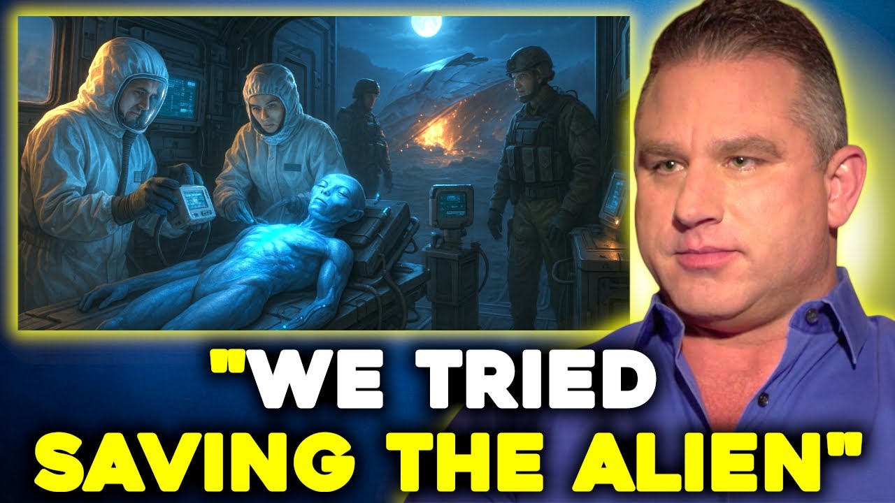 UFO Crash Site: The Alien Was Still Alive ... We Couldn&rsquo;t Just Watch