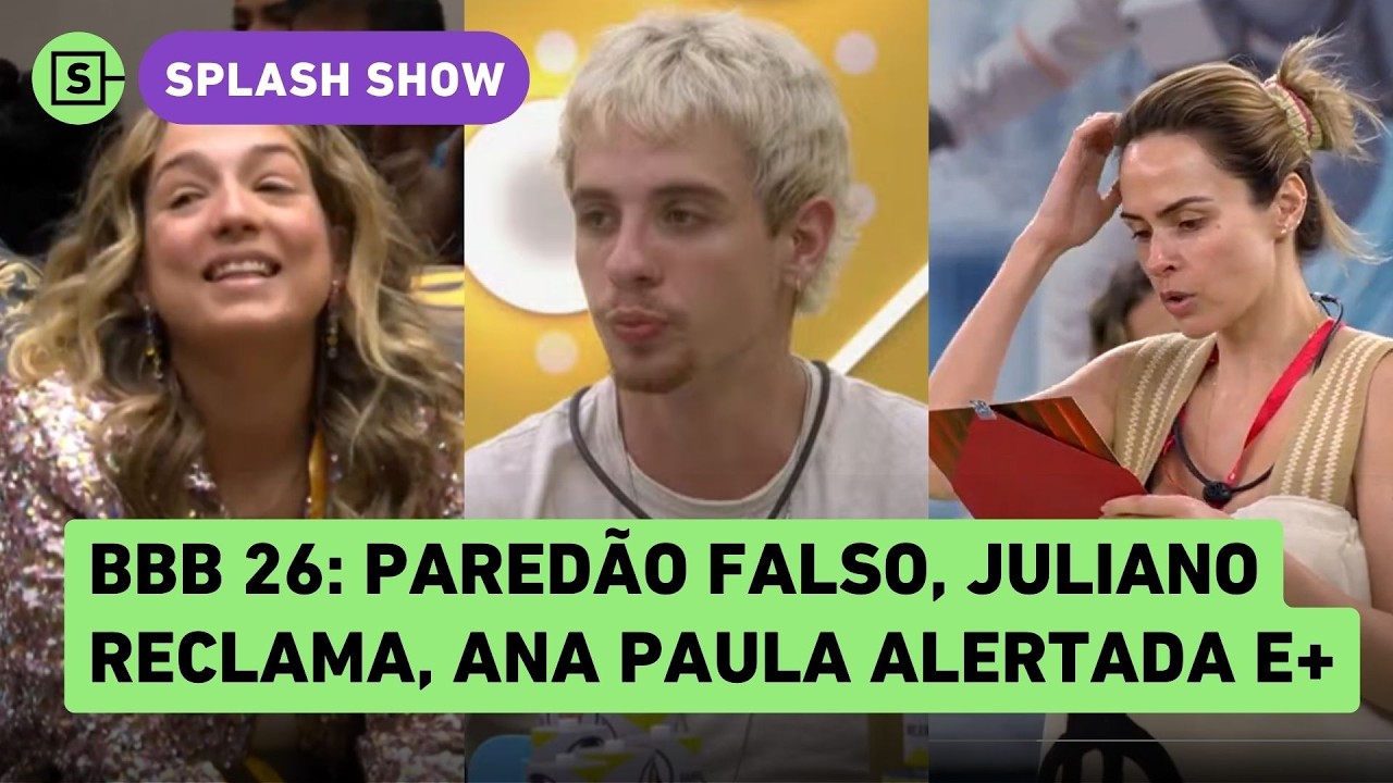 Resumo do BBB 26: Juliano Floss reclama de produção, Samira dá fora, enquete do quarto secreto e +