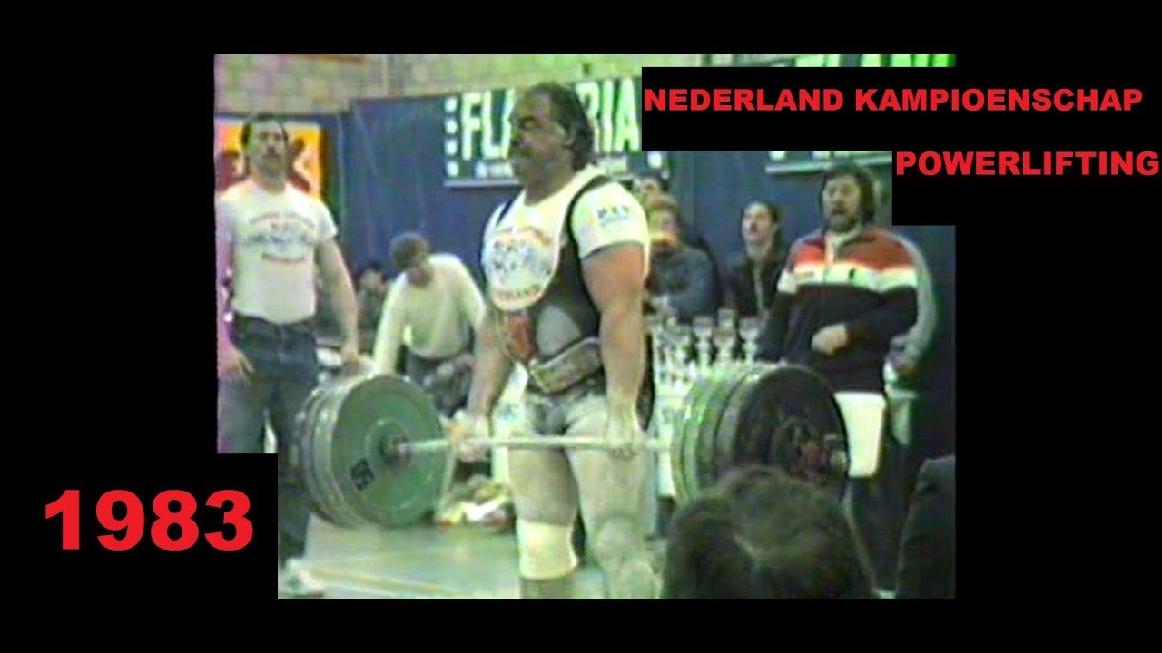 Nederlands kampioenschap powerlifting 1983  Dutch championship powerlifting