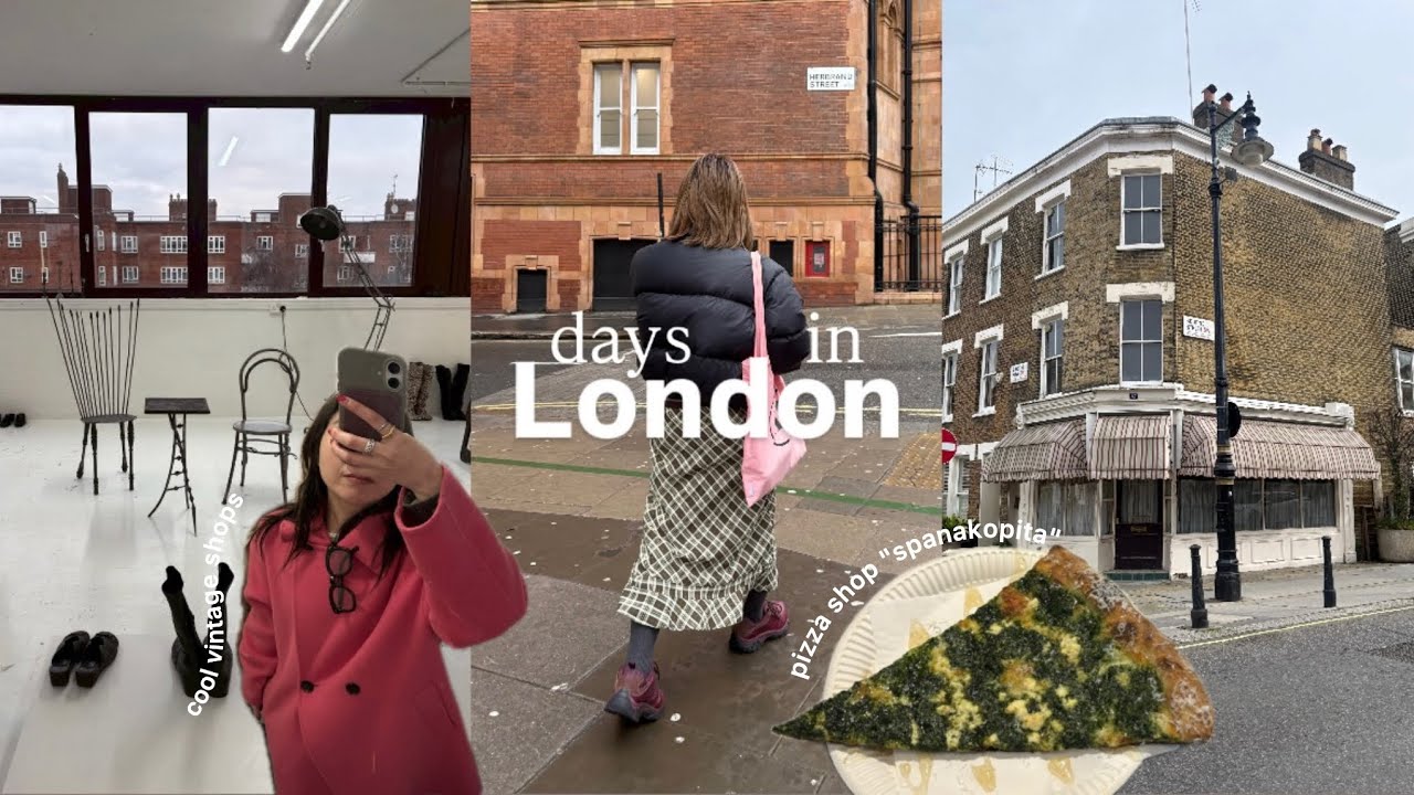 【Vlog】London🇬🇧2泊3日/ヴィンテージショップ巡り/エアビーで自炊/ロンドン在住の友人と再会
