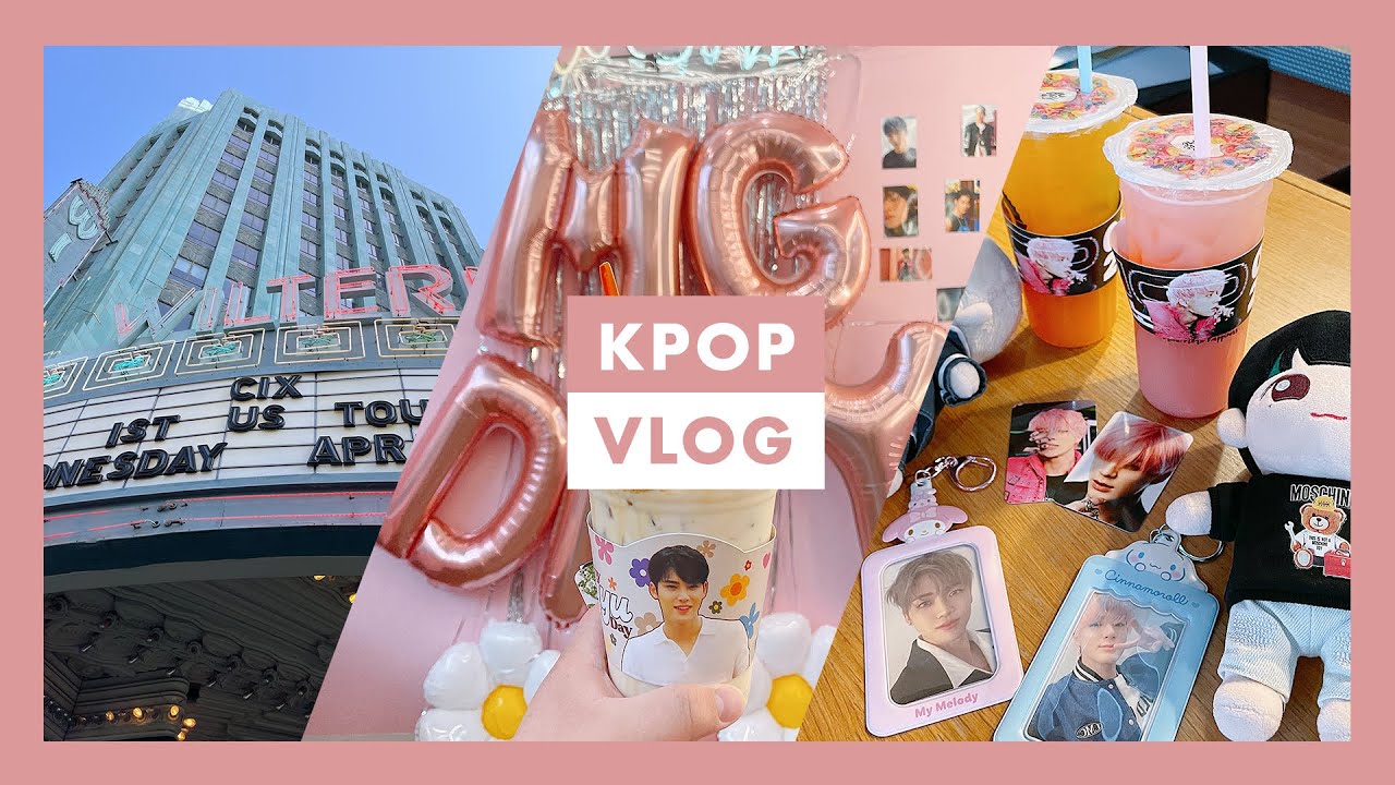 April KPOP Vlog ♡ Unboxing Suho's Grey Suit Album, Mingyu + Jeno Birthday Cafe Events, & CIX Concert