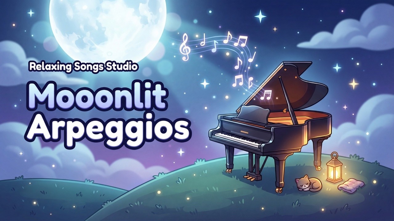 Moonlit Arpeggios | Relaxing Songs Studio